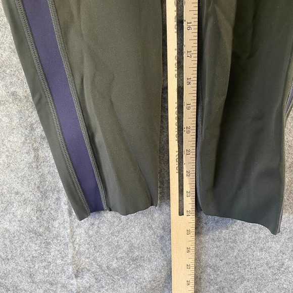 ZYIA Active Leggings 4 Dark Green Navy High Rise Mesh Athletic - Picture 10 of 13